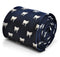 navy tie with goat design